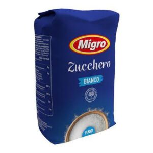 MIGRO ZUCCHERO BIANCO 1KG